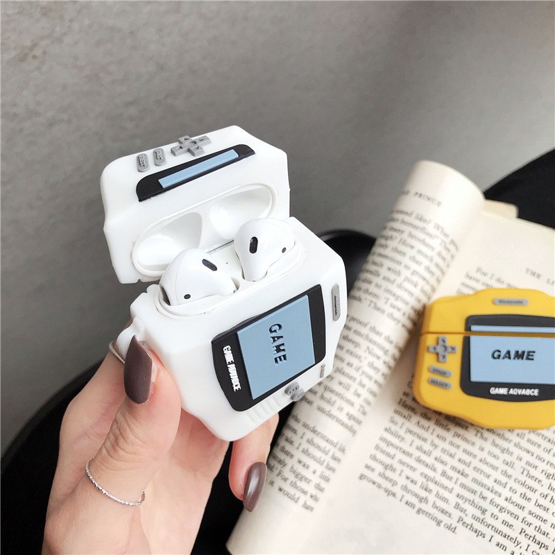 Bao Case Cho Airpods 1/ Airpods 2 / Airpods Pro Hình Máy Chơi GameBoy Advance.