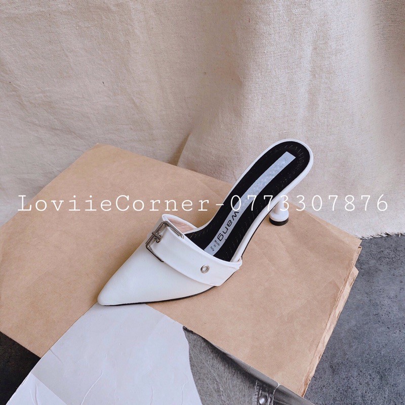 LOVIIECORNER- GUỐC SỤC NỮ  MŨI NHỌN GÓT 7CM - DÉP GUỐC SỤC MŨI NHỌN CAO GÓT THỜI TRANG - DÉP SỤC NỮ MŨI NHỌN D200922