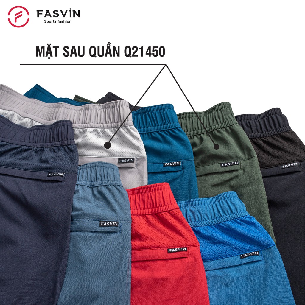 Quần Đùi Nam Fasvin Q21450.SG Vải Gió Đẹp Mềm Mát Thể Thao Hay Mặc Nhà Hàng Chính Hãng