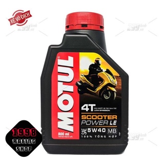 [NHỚT MOTUL] Nhớt tay ga Motul Scooter Power LE 4T 5W40 800ml