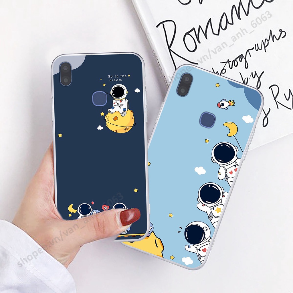 Ốp Vsmart Joy 1 / Joy 1 Plus / Joy1+ hình bầu trời, phi hành gia đẹp, ốp lưng điện thoại vsmart viền dẻo cao cấp