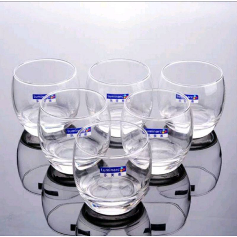 #Hàng chính hãng#  Cốc trứng dáng lùn Luminarc 3 màu trắng, xanh, tím - thủy tinh siêu nhẹ trong suốt, chịu nhiệt