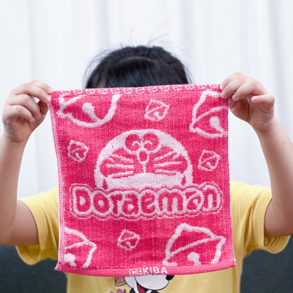 Khăn Mặt Cho Bé KIBA Hoạt Hình Ngộ Nghĩnh, Chất Cotton Dày Dặn, Thấm Hút Tốt, Êm, Mềm, Dịu Nhẹ Với Làn Da Bé