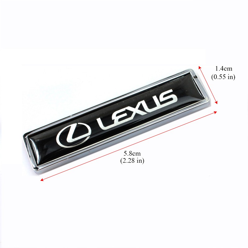 1 Cặp Sticker Dán Trang Trí Xe Hơi Lexus Gs300 Rx300 Is250 Gx460