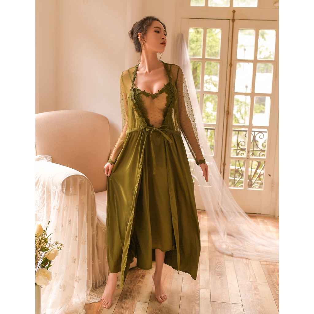 Đầm ngủ satin thiết kế gợi cảm cho nữ | BigBuy360 - bigbuy360.vn