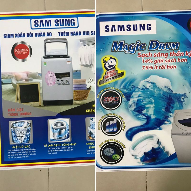 combo 20 tem máy giặt Samsung