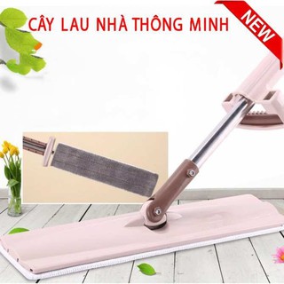 Chổi Lau Nhà Tự Vắt Thẳng Tiện Dụng, Cây lau nhà tự vắt thông minh, dụng cụ vệ sinh nhà cửa