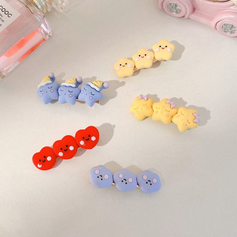 Kẹp tóc phong cách hoạt hình dễ thương dành cho em bé