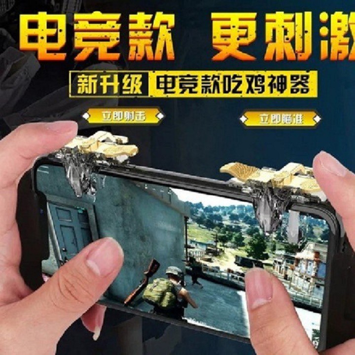 [BÁN CHẠY] Bô 2 Nút Chơi Game PUBG, ROS dòng nút bấm có 2 Chốt Kim Loại