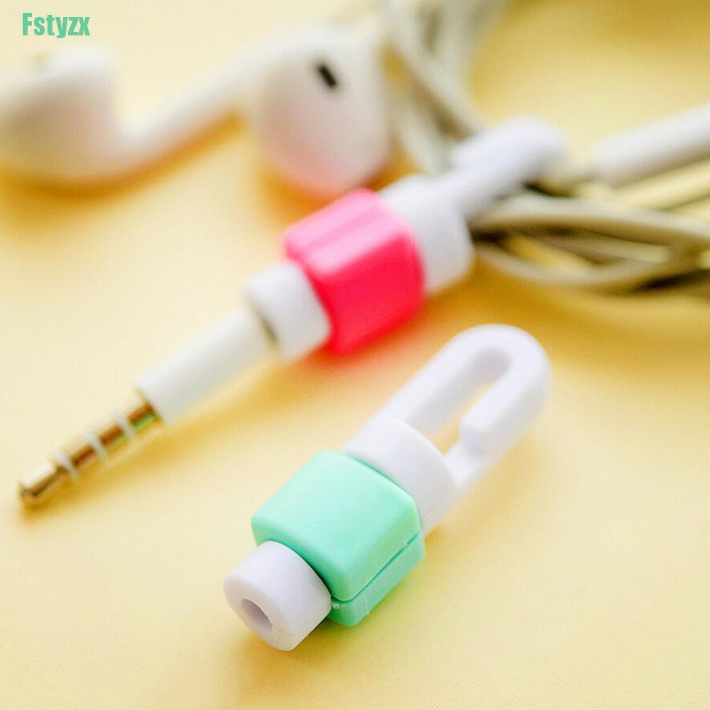 fstyzx 2 Pcs Data Line Protection Anti Breaking Protective Sleeve For Earphone Line