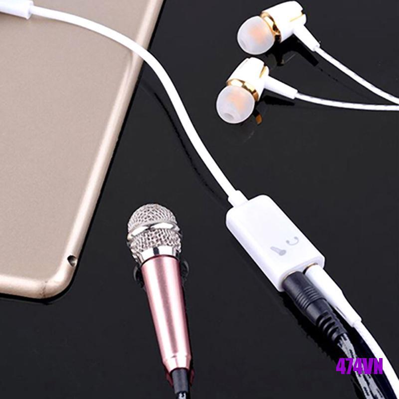 Cáp Chia Tai Nghe Và Mic 3.5mm Cho Điện Thoại