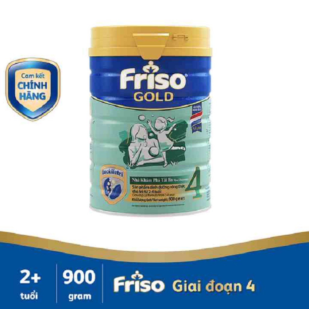 Sữa friso gold 4 900g dinh dưỡng cho bé từ 2 đến 4 tuổi