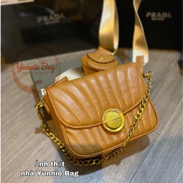 Túi đeo chéo CCNK kèm móc ví mẫu mới nhất, hàng có sẵn