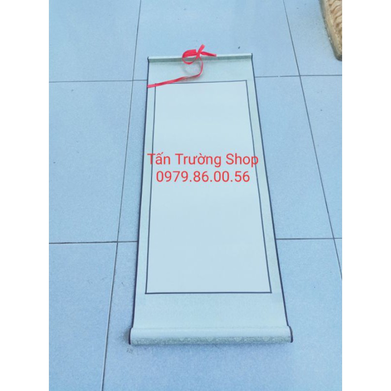 Giấy biểu lụa viết thư pháp kt 32*75