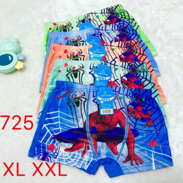 Combo 10 quần sịp đùi siêu nhân bé trai 9-28kg