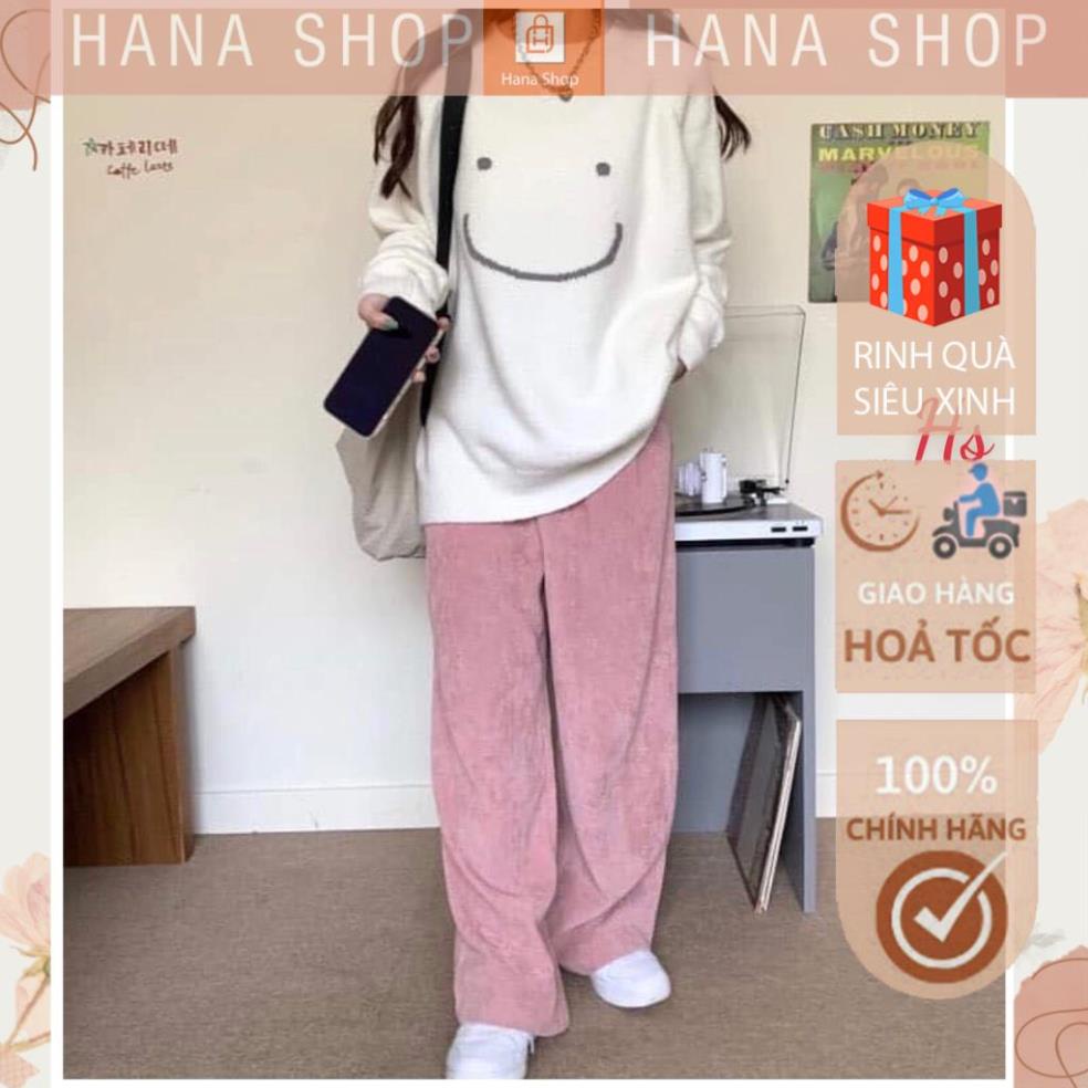 [Hàng Cao Cấp] Áo Sweaterr Unisex Nỉ Mặt Cười  2 Màu dưới 65kg - Dáng Rộng G077 | BigBuy360 - bigbuy360.vn