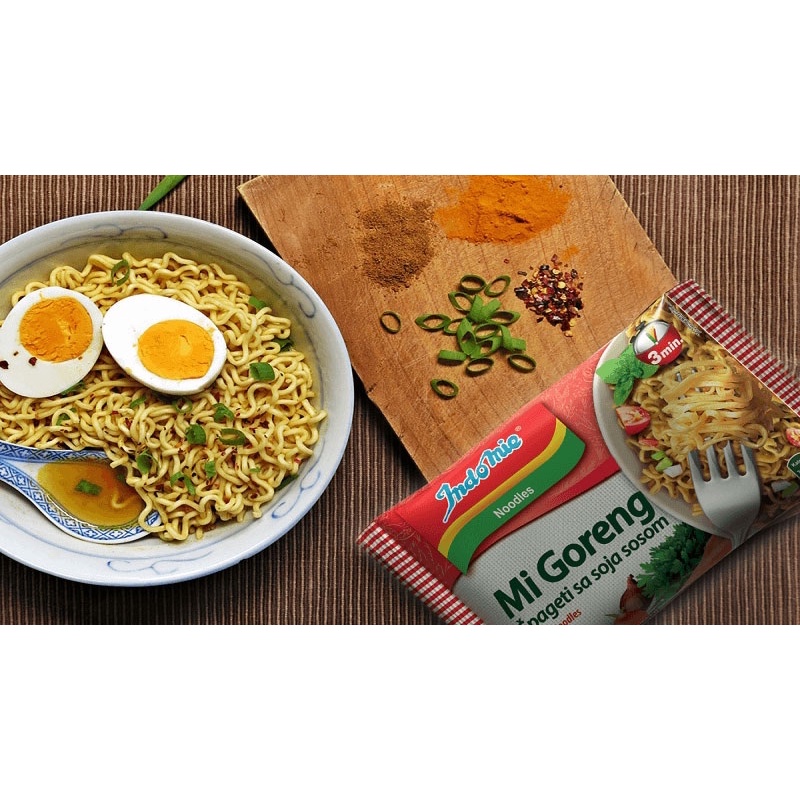 Combo 10 gói  mì sườn xào khô Goreng Indonesia 🇮🇩, Date mới 12 tháng.
