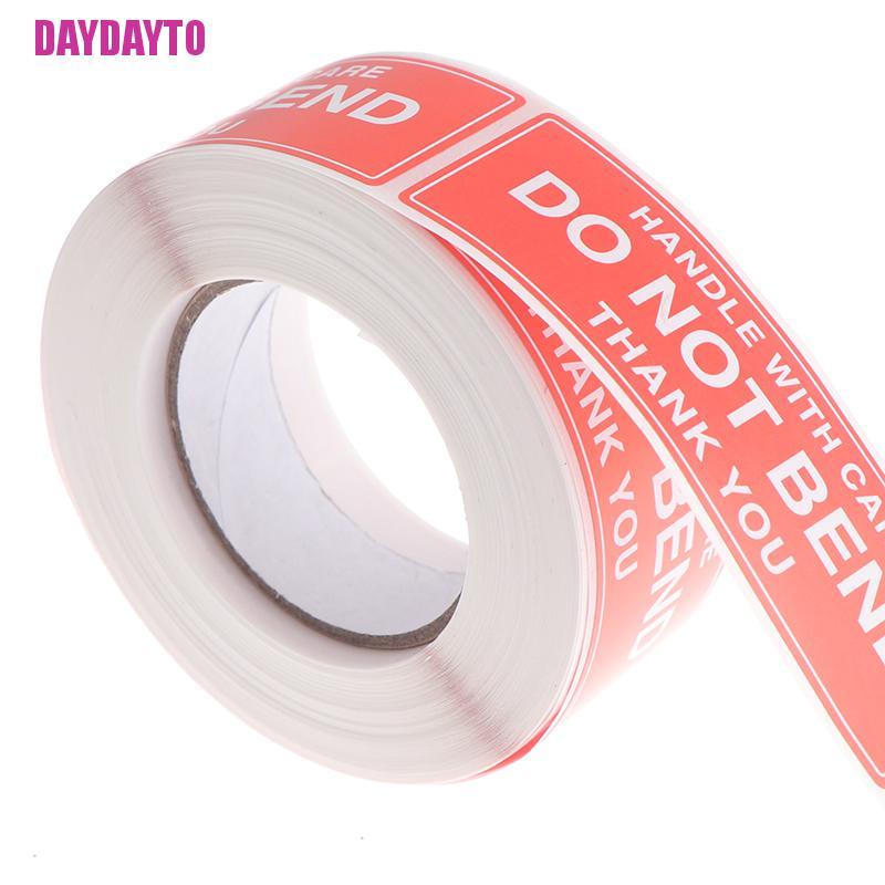 Bộ 250 Sticker Dán Tay Cầm Cảnh Báo Fragile Có Chăm Sóc Không Bẻ Cong