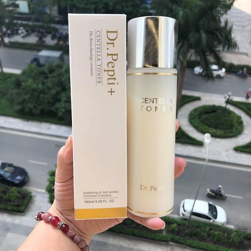 [Chính Hãng] Nước Hoa Hồng Dưỡng Da Căng Bóng Dr.Pepti Centella Toner 180ml Hàn Quốc | BigBuy360 - bigbuy360.vn