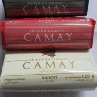 Xà bông soap cục camay đen đỏ
