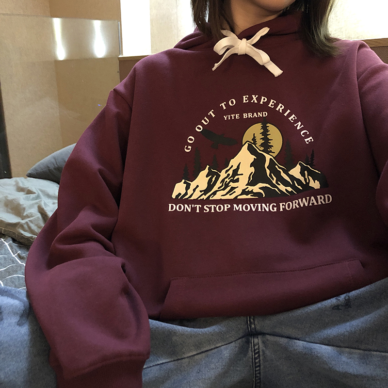 Áo Hoodie Dài Tay In Họa Tiết Xinh Xắn Theo Phong Cách Hàn Quốc Dành Cho Nữ | BigBuy360 - bigbuy360.vn