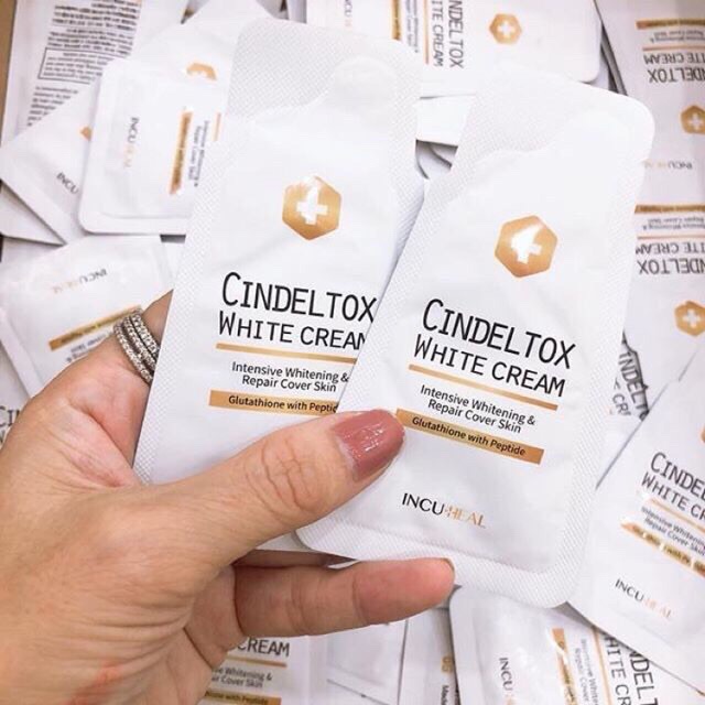 Sample kem truyền trắng Cindel tox (kem dưỡng trắng cindeltox) chính hãng 6ml - Chính hãng