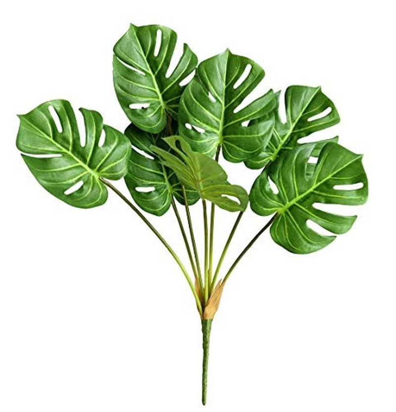 Chiếc lá nhân tạo nhiệt đới mô phỏng nhà máy ​trang trí tiệc