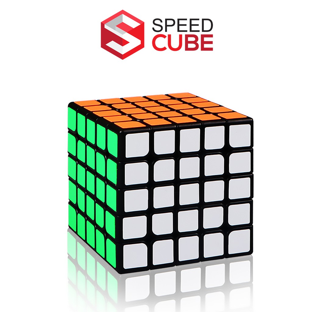 Rubik 2x2 3x3 4x4 5x5 Qiyi , Khối lập phương Rubic Màu đen Hình lá phong SPEED CUBE