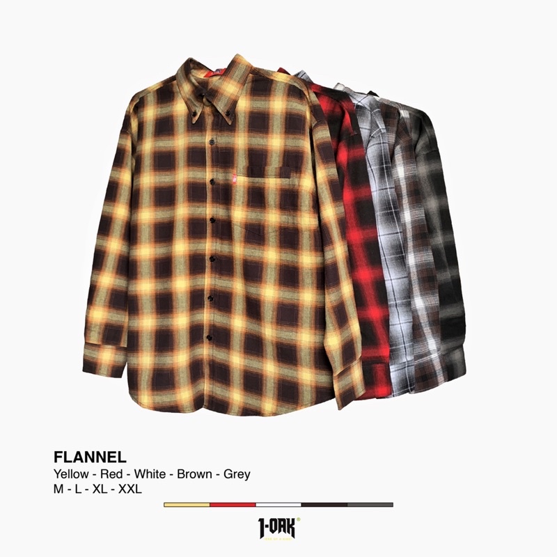 FLANNEL - ÁO SƠMI KẺ CARO 1OAK