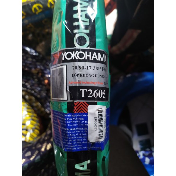 LỐP YOKOHAMA 70/90-17 TRƯỚC Exciter (EX) không săm