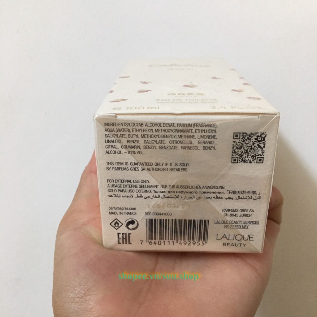 Nước hoa Cabotine Gold 100ml EDT suu.shop cam kết 100% chính hãng