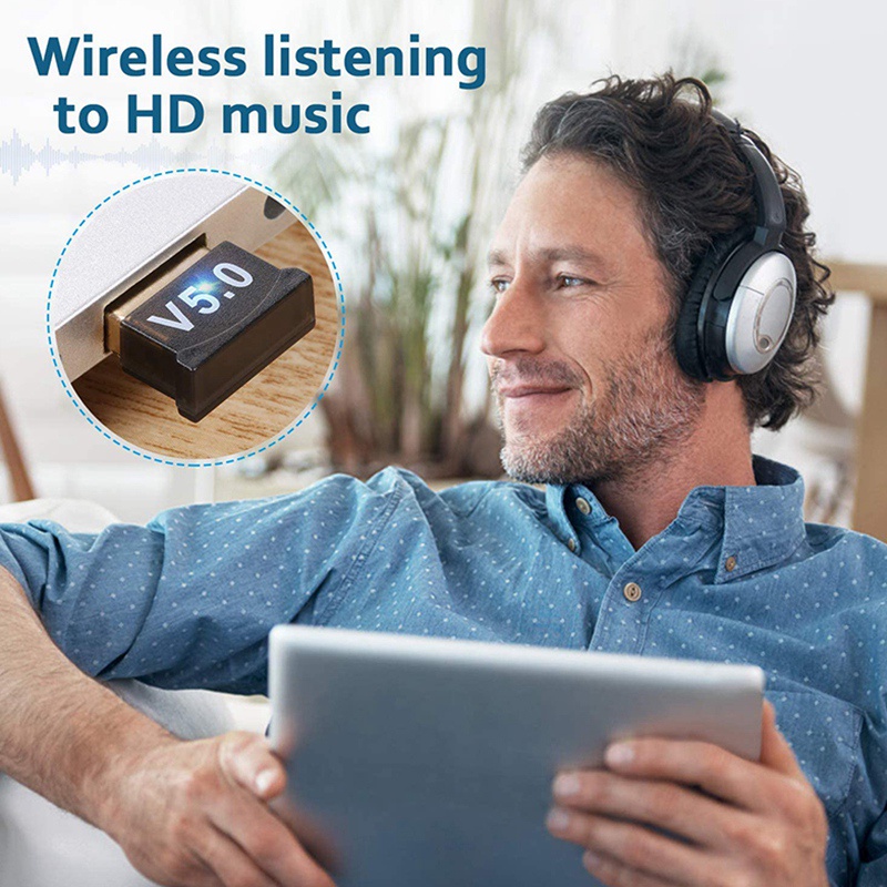 USB Bluetooth 5.0 cho PC Win10/8.1/8/7