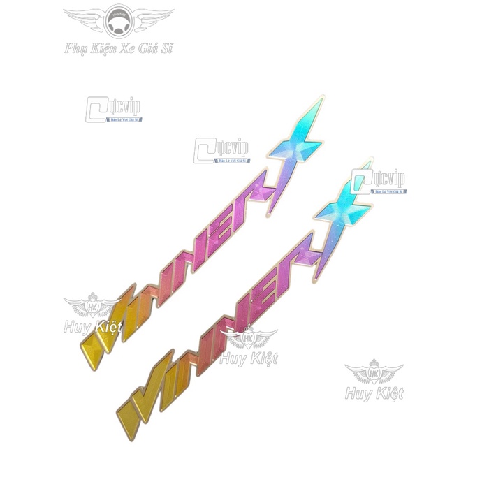 Cặp Tem Chữ Winner X Titan Điện Phân MS4337