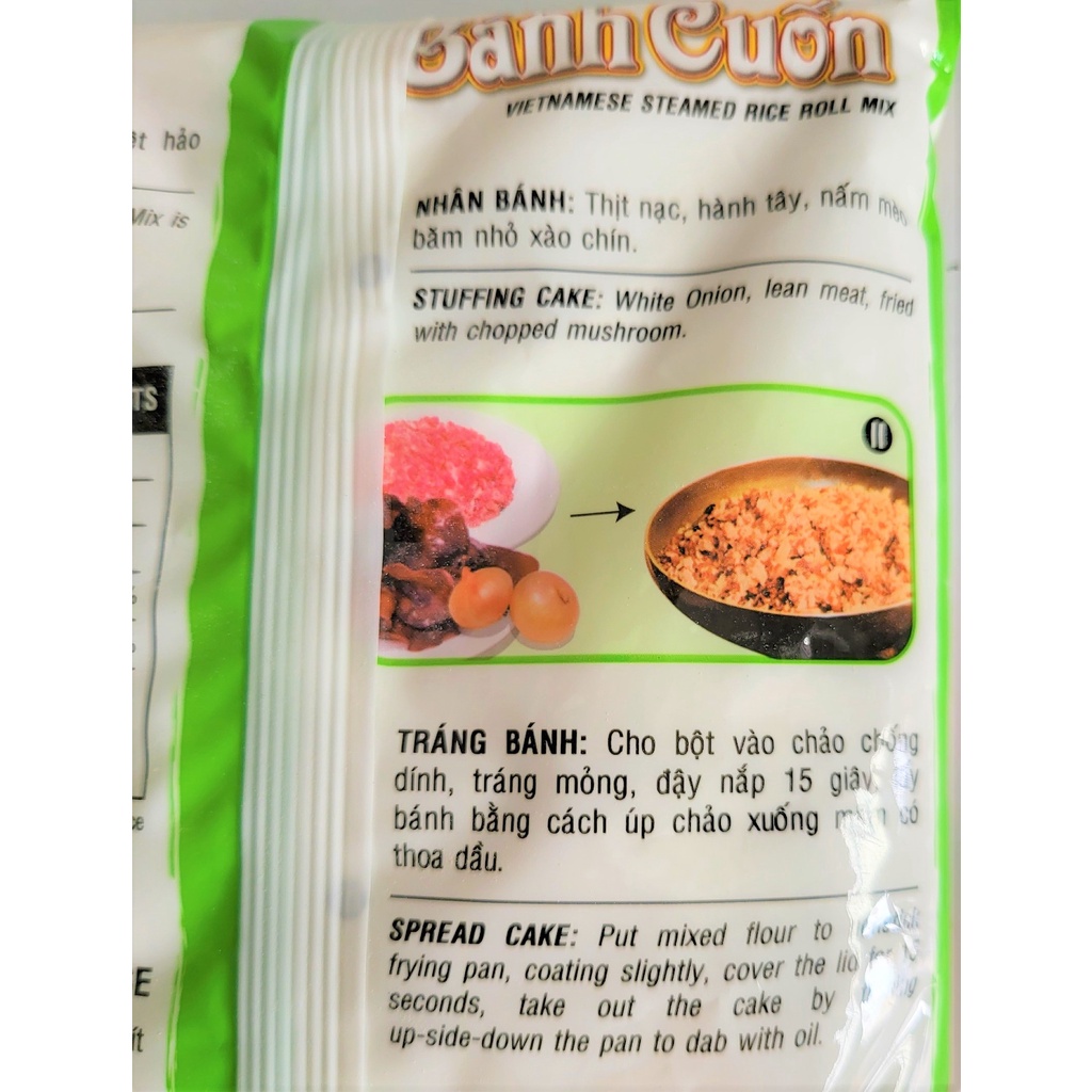 [Túi 400g] BỘT BÁNH CUỐN [VN] TÀI KÝ Vietnamese Steamed Rice Roll mix (halal)