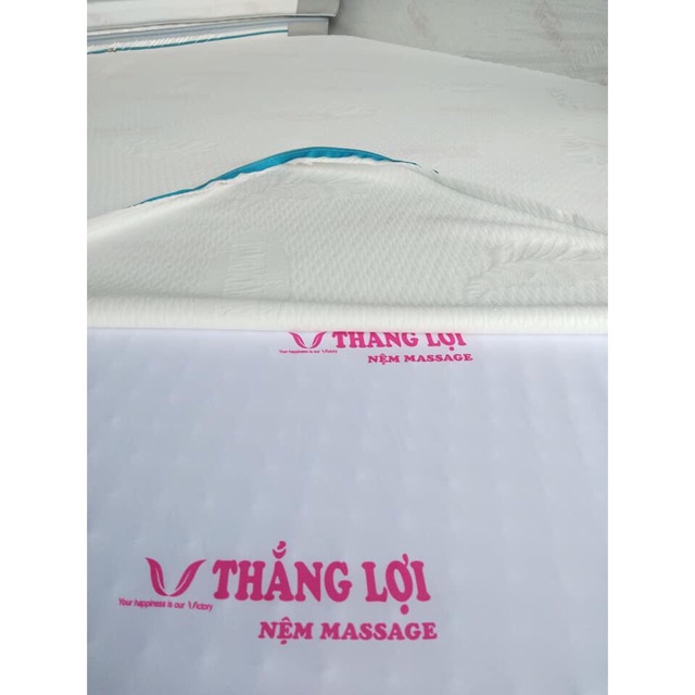 Nệm cao su Foam massage cao cấp Thắng Lợi, Bh 15 năm, tặng bộ gối Foam và bộ drap, miễn phí ship