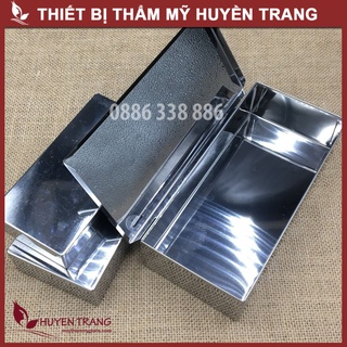 Hộp Chữ Nhật Inox Có Nắp Đậy - Thẩm Mỹ Huyền Trang