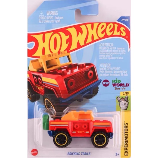 Xe mô hình Hot Wheels basic Bricking Trails HCW86, 40K.