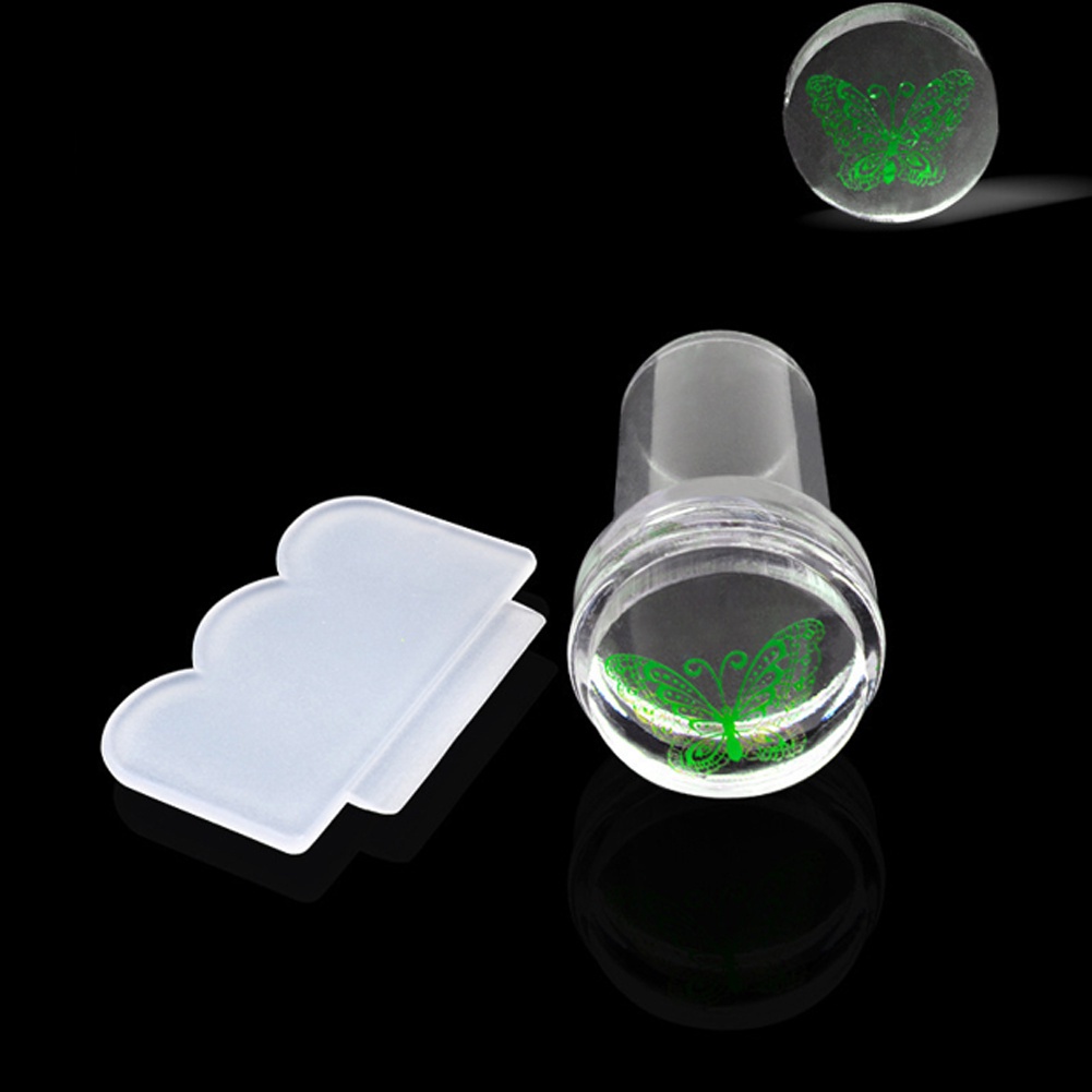 Bộ Dụng Cụ In Hình Móng Tay Nghệ Thuật Cepsn Bằng Silicone 2.4Cm