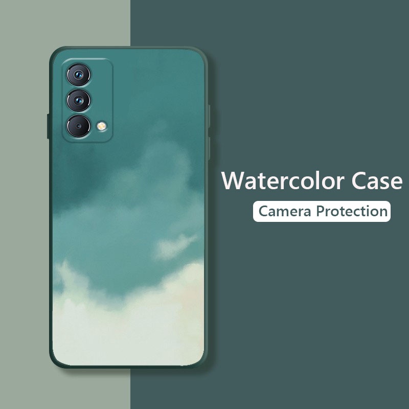 Ốp Điện Thoại TPU Dẻo Họa Tiết Màu Nước Cho OPPO Realme GT Master Edition GT Neo 2 Neo2 Neo 2T Neo2T C25Y C25 C21Y C21 C20 C20A C15 C12