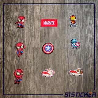 Sticker vải ủi Avengers, Người Nhện, Iron Man, Captain America dùng ủi lên quần áo, mũ nón, phụ kiện