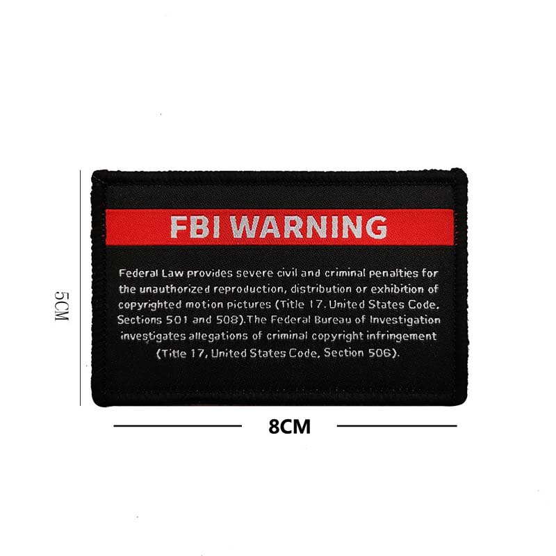 Miếng Dán Thêu Huy Hiệu Cảnh Báo Nguy Hiểm 'Dranger' Trang Trí Túi Xách Chiến Thuật DIY