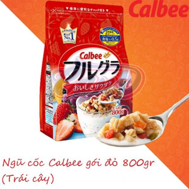 Ngũ cốc calbee Nhật 800g