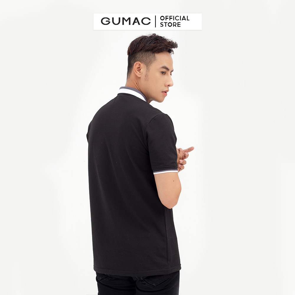 [Mã WABRGD12 giảm 10% đơn 250K] Áo thun polo nam thêu GUMAC ATNB5102 | BigBuy360 - bigbuy360.vn