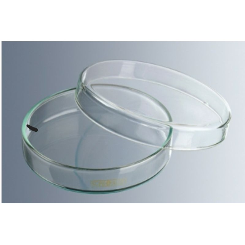 Đĩa petri thủy tinh phi 90 mm.  hàng đức