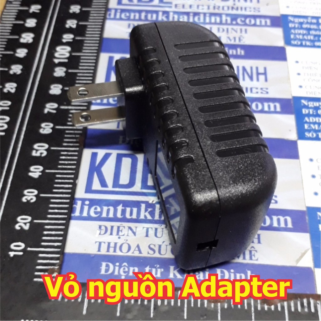 5 bộ VỎ nguồn adapter, dùng chế các mạch ứng dụng 25x40x58mm kde5388
