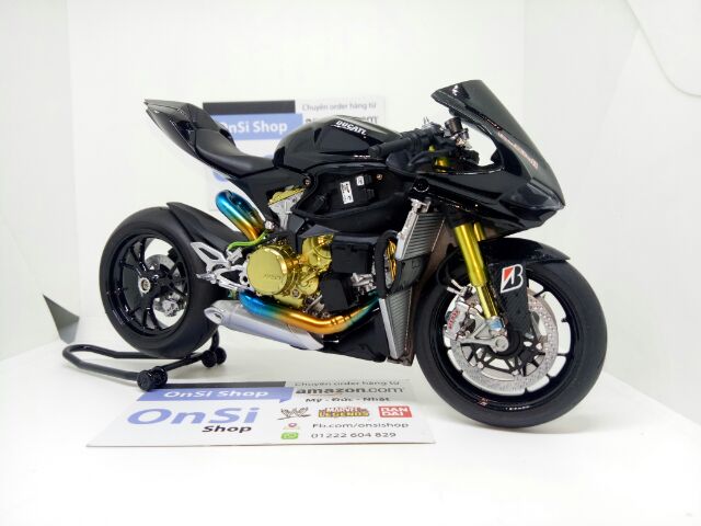 DUCATI 1199 PANIGALE S RED BULL 1/12 MÔ HÌNH XE MOTO KIT TAMIYA