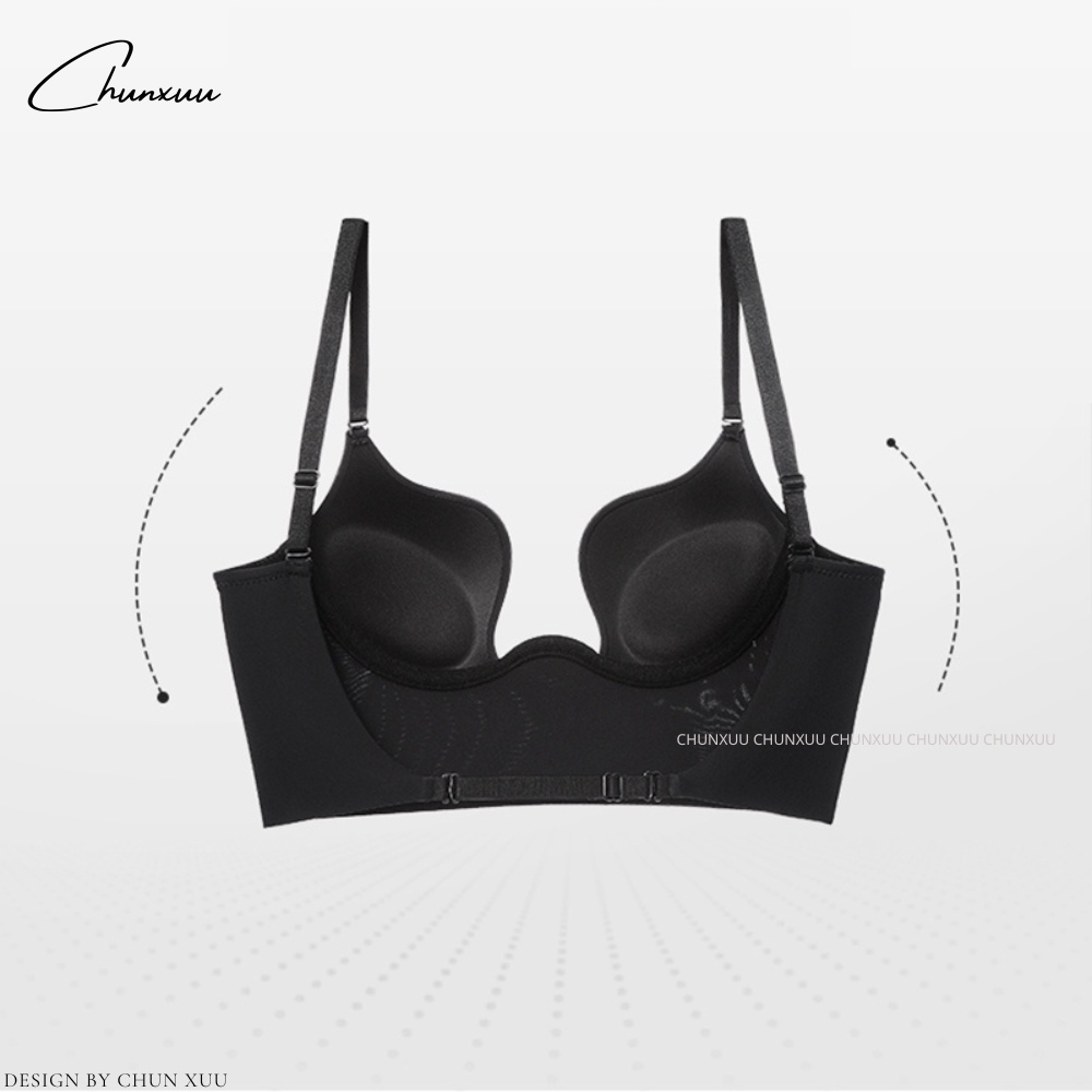 Áo lót nâng ngực có gọng mặc hở lưng ChunXuu vải su mát lạnh dây áo mặc nhiều kiểu -AV51
