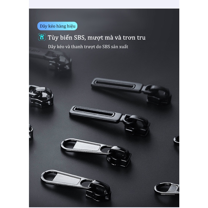 Túi Đeo Chéo Vải Canvas Màu Đen Phong Cách Thể Thao Chống Mòn Thời Trang Cho Nam