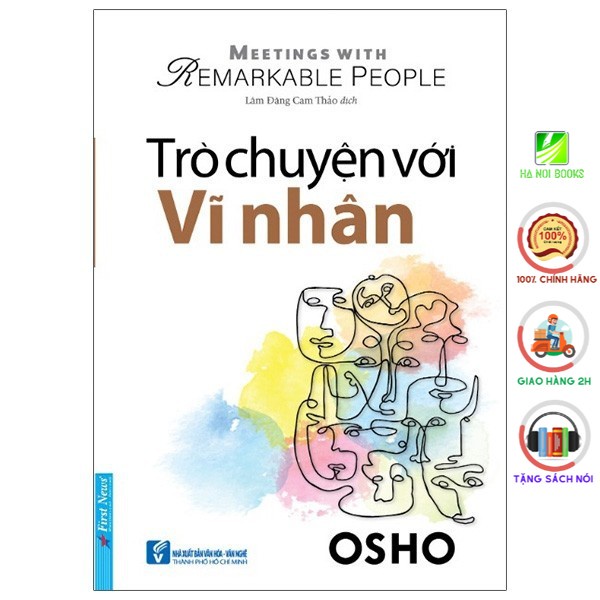 Sách - Combo Đạo, Yêu, Từ Bi, Hạnh Phúc Tại Tâm, Trò truyện vĩ nhân - Tác giả OSHO [First News] (Lẻ, tùy chọn)