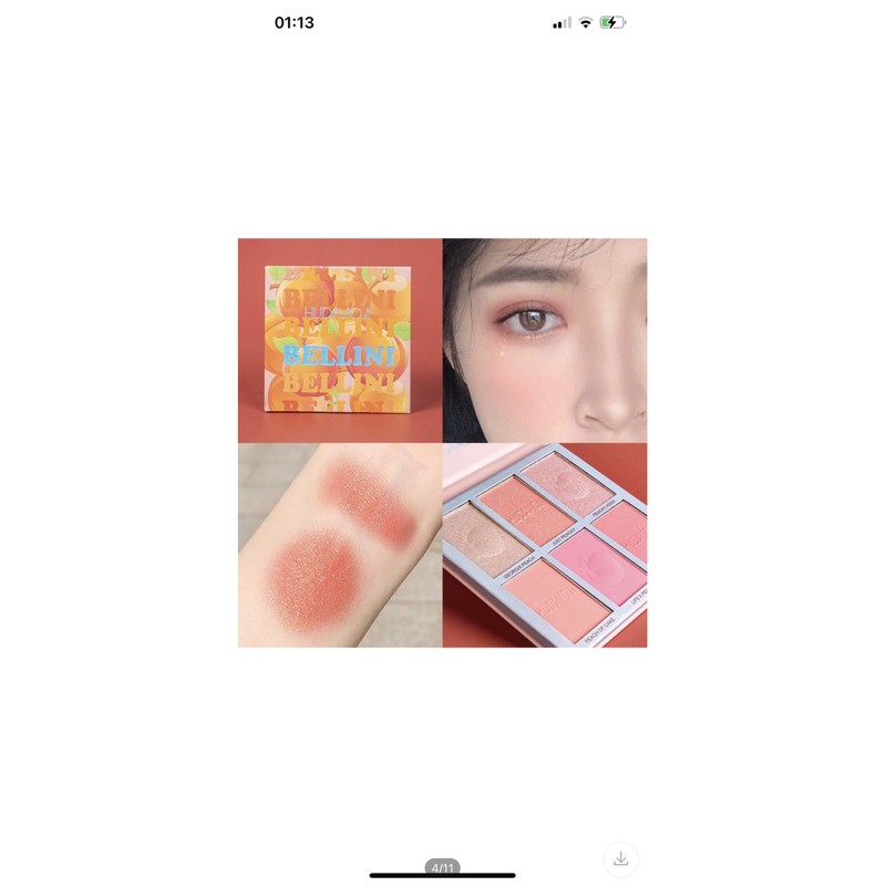 Bảng phấn má và bắt sáng Hudamoji Bellini | BigBuy360 - bigbuy360.vn